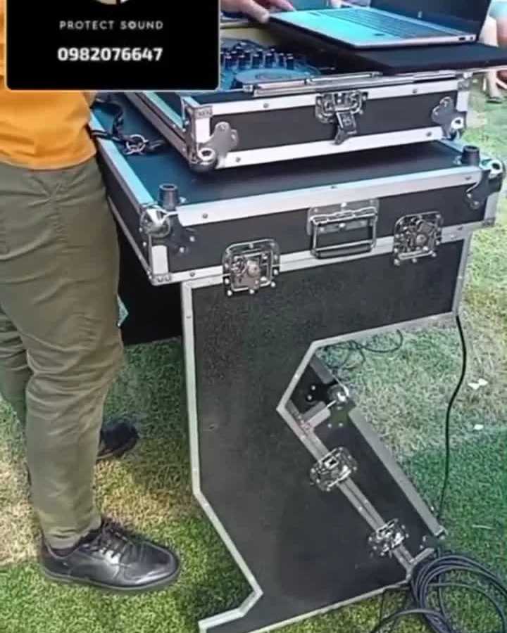 Booth de DJ desplegable fabricado a medida